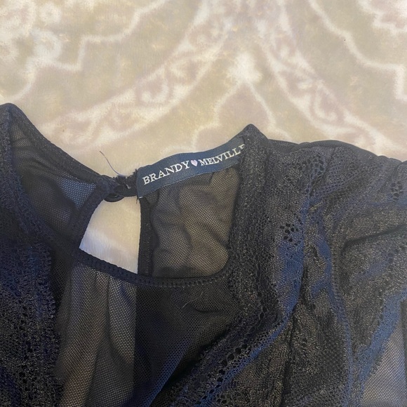 Brandy Melville lace and mesh bodysuit - Picture 6 of 7